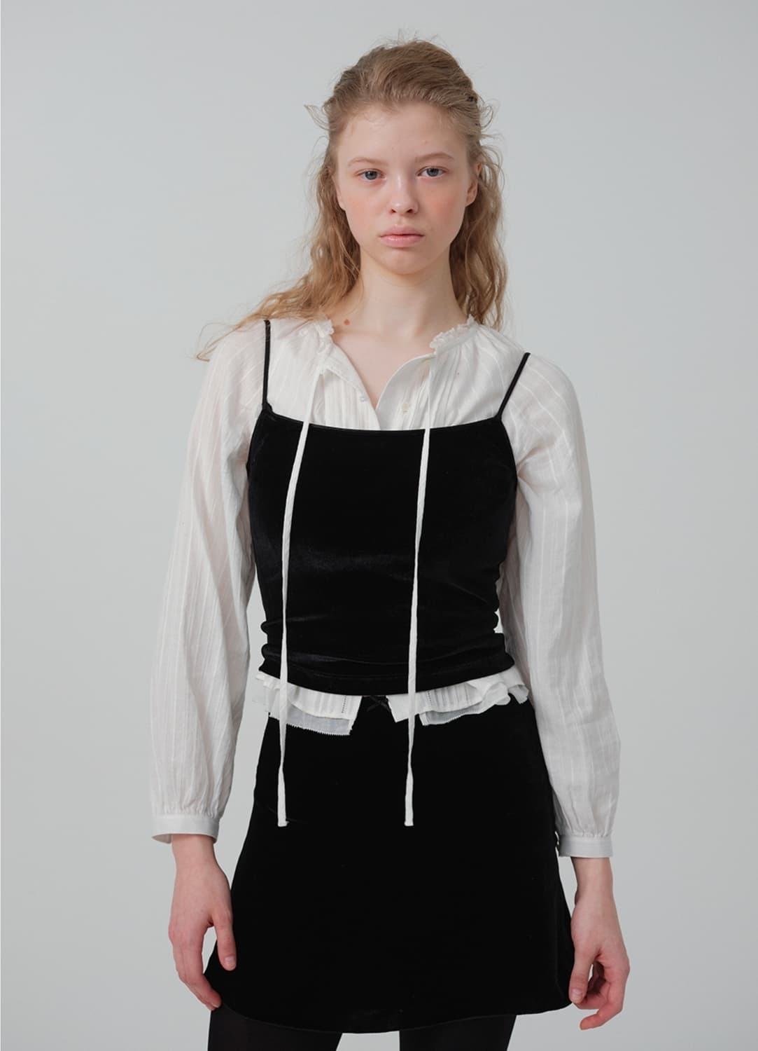 [새상품] 더바넷 벨벳 뷔스티에 탑 상품이미지2