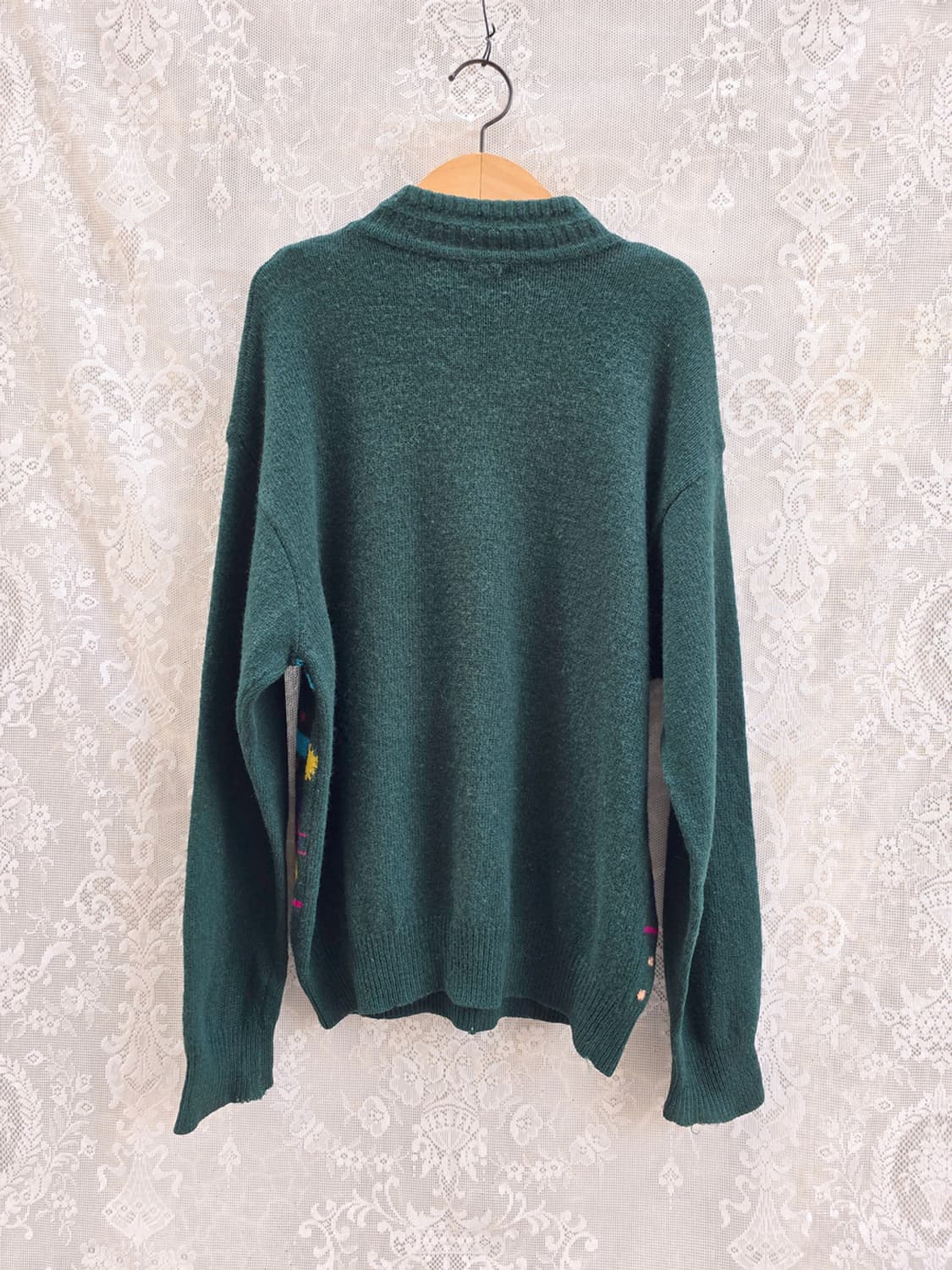 90s 베네통 셔틀랜드울 100% 이태리메이드 상품이미지5