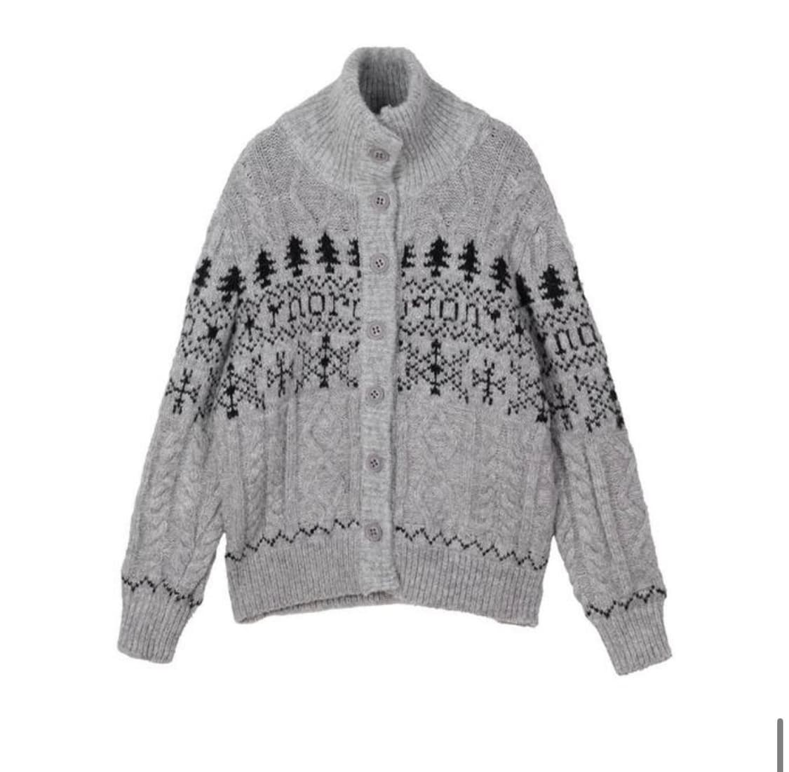 포르테나 니트 가디건 상품이미지2