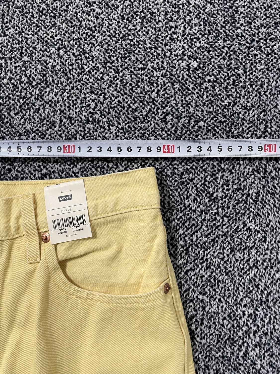 빈티지9. (새상품) 리바이스 501 오리지널 크롭 데님팬츠 한정판 상품이미지5