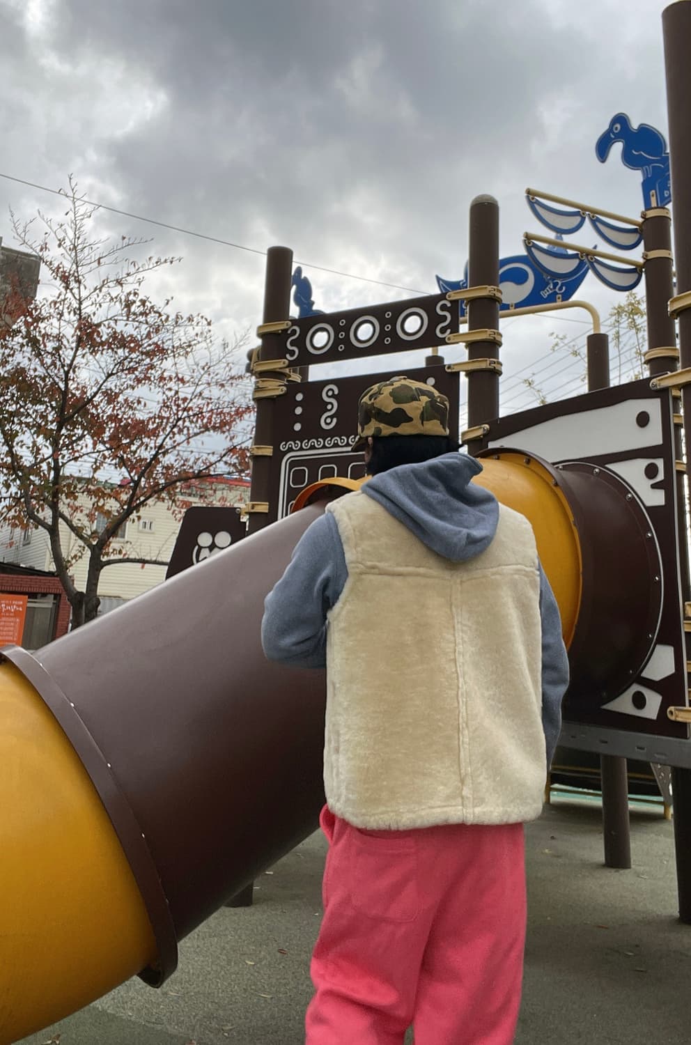 빈티지 양가죽 리버서블 양모 베스트 상품이미지7