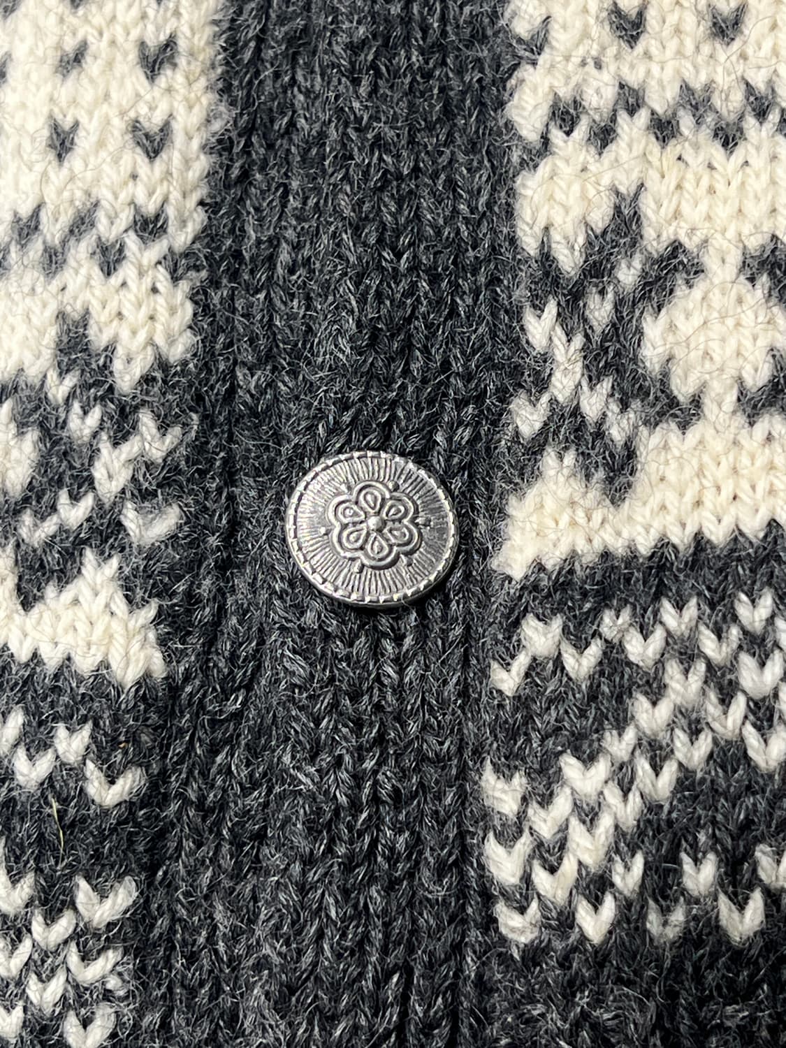 60‘s 노르딕 니트 가디건  상품이미지4