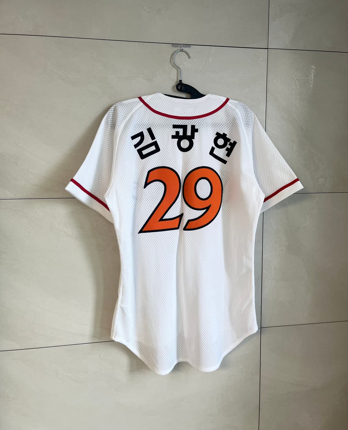 SK와이번스 (현)쓱랜더스 김광현 마킹 유니폼 (95 size)  상품이미지8