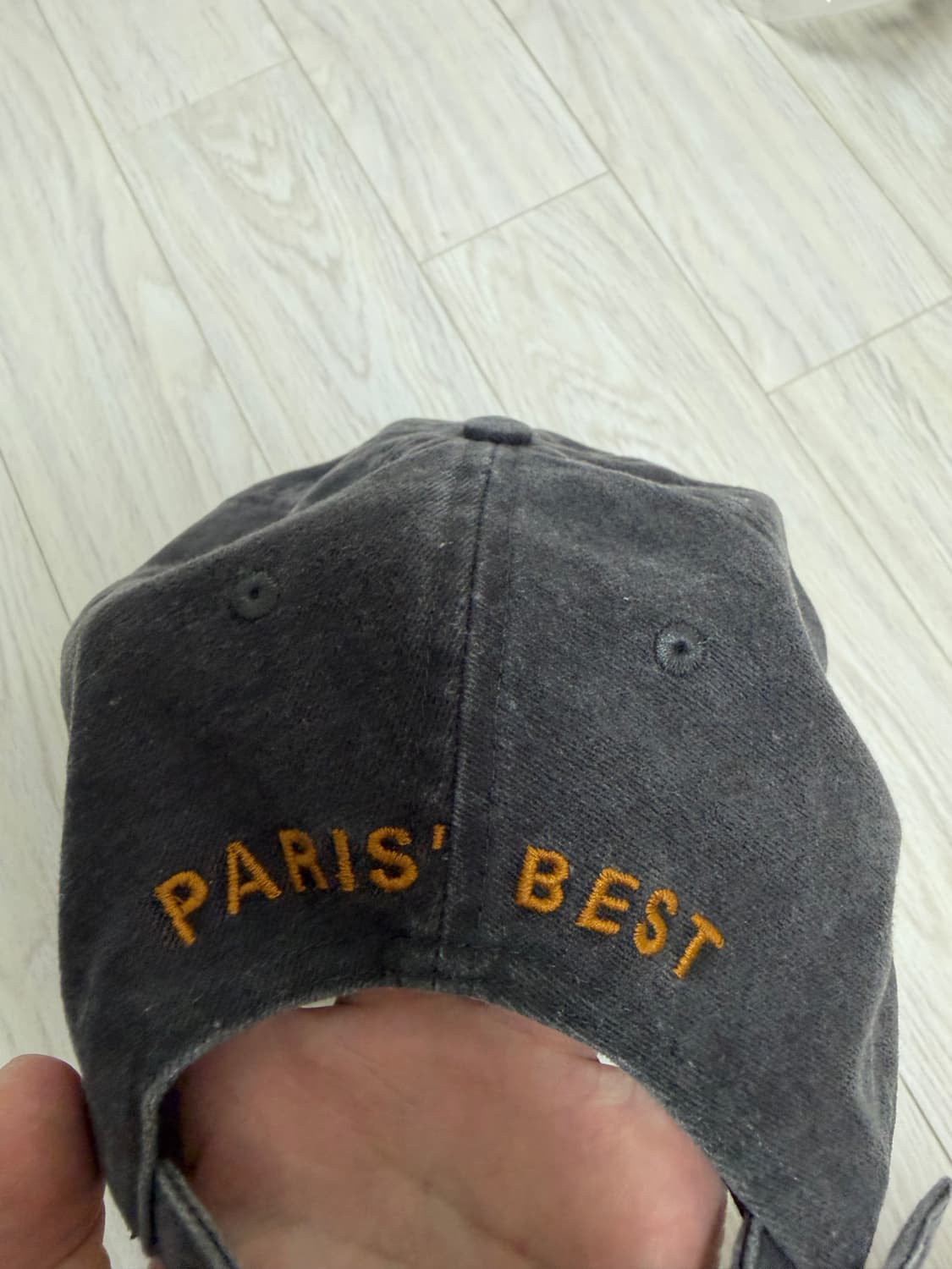 와이프로젝트 로고 패치 데님 볼캡 상품이미지6