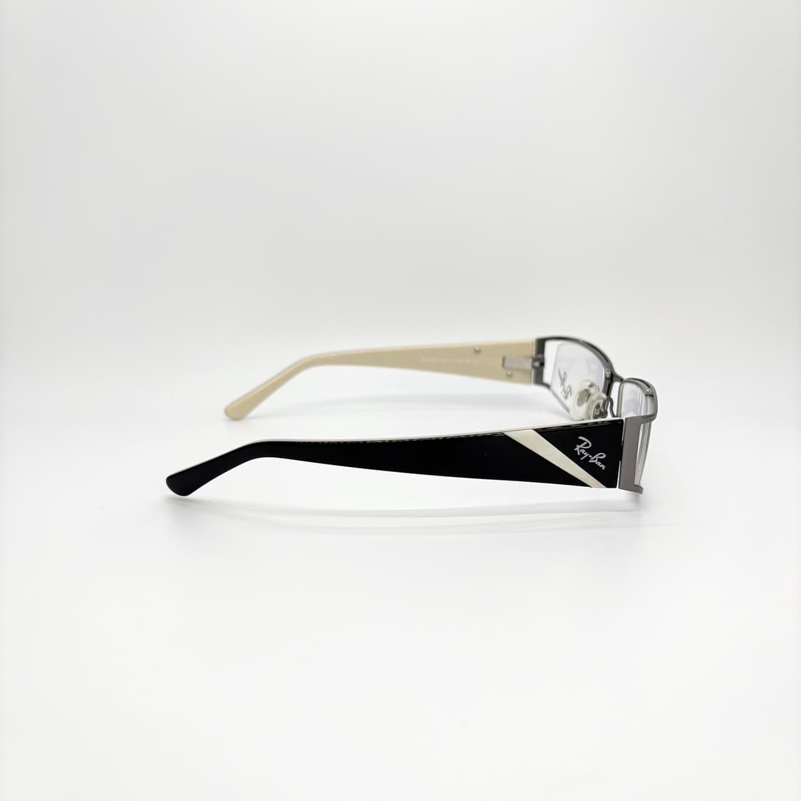 RAYBAN 레이벤 실버 슬림스퀘어 안경 상품이미지5