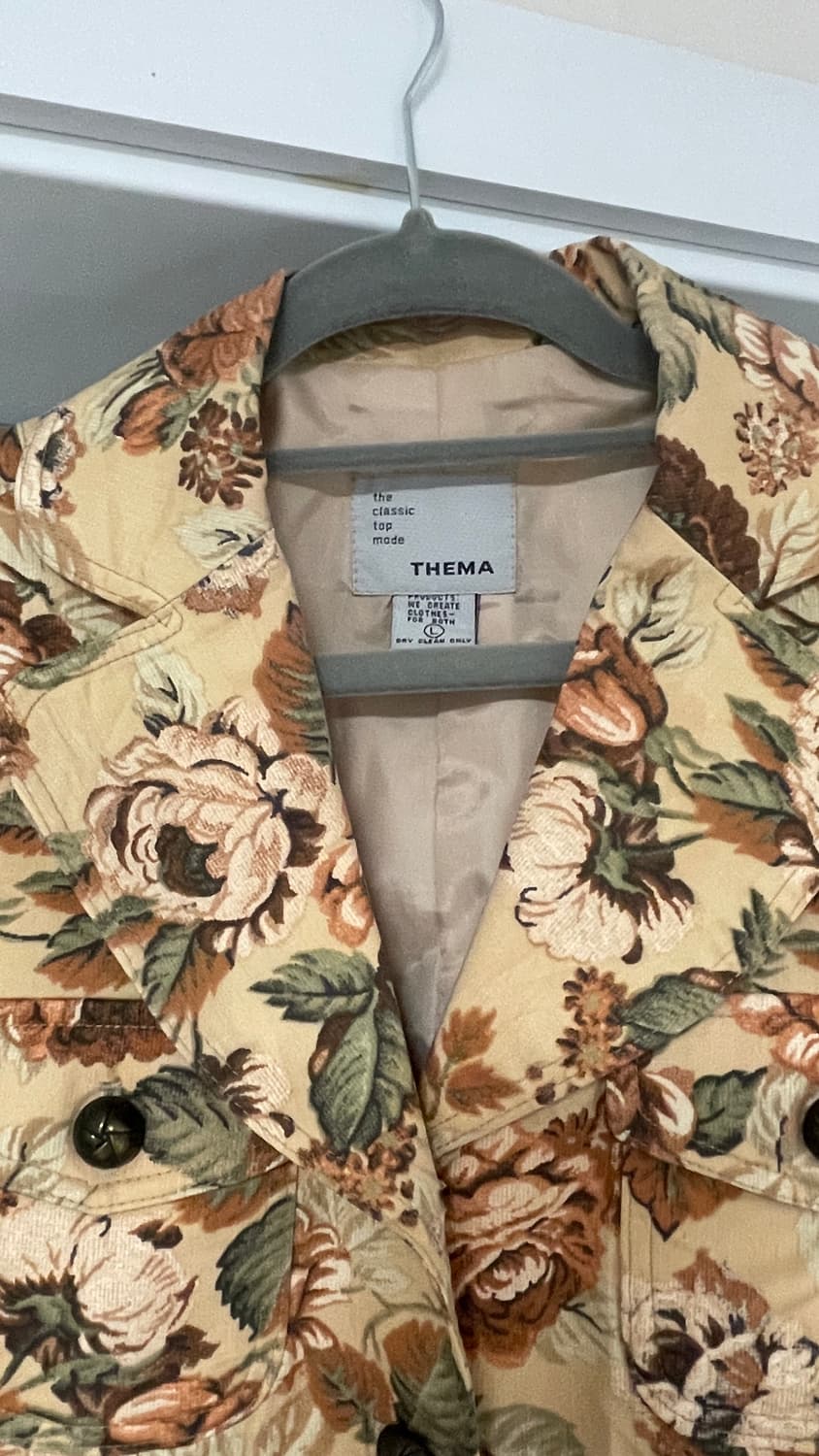 플라워패턴 자켓 상품이미지3