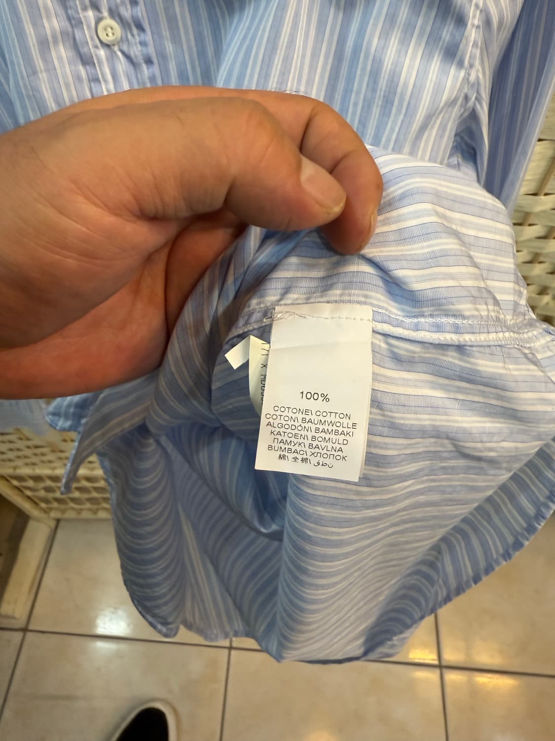 95 정품 부르넬로쿠치넬리 셔츠 팝니다 상품이미지3