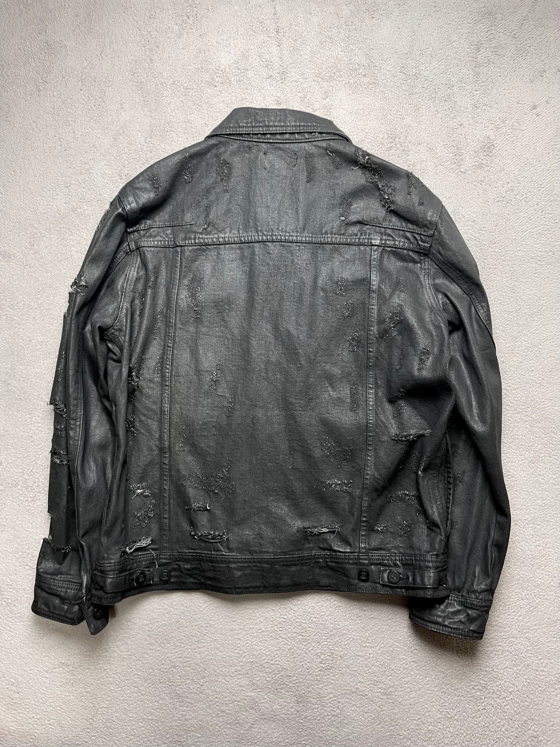 [L] LOPE 코팅진 데님자켓-100-105 상품이미지2