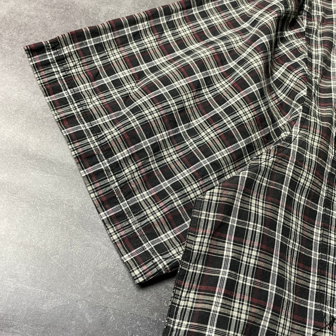 DICKIES 디키즈 빈티지 체크 반팔 워크 셔츠 A01000 상품이미지7