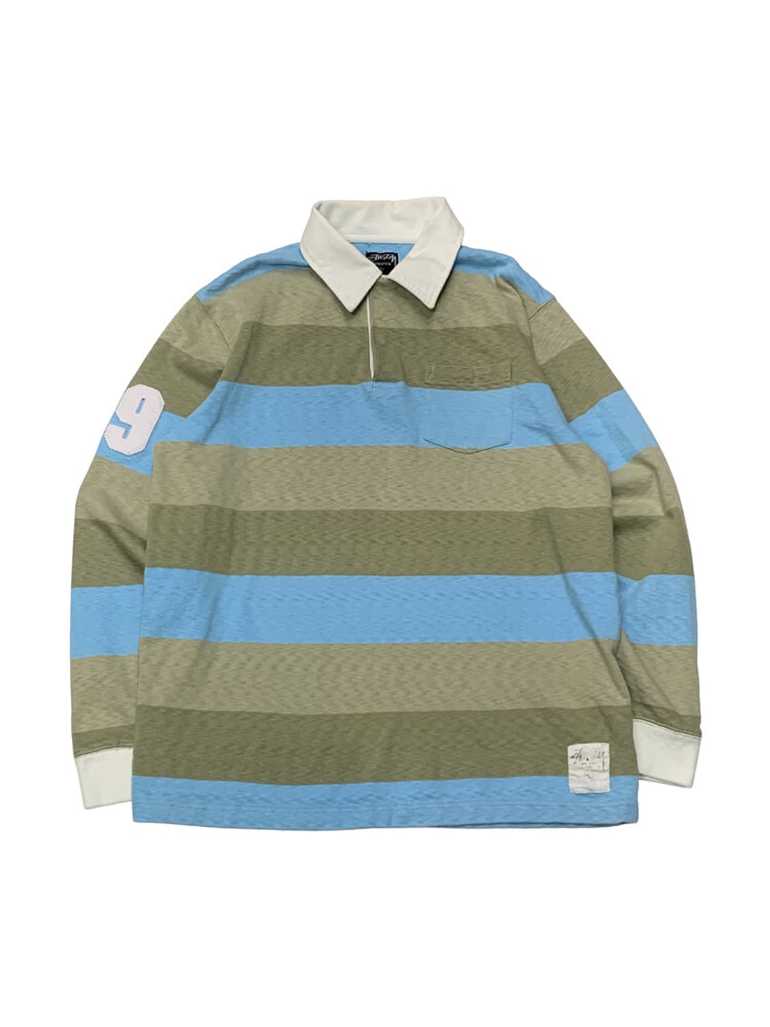 2000s 스투시 1989 월드투어 리바이벌 럭비 셔츠 상품이미지1