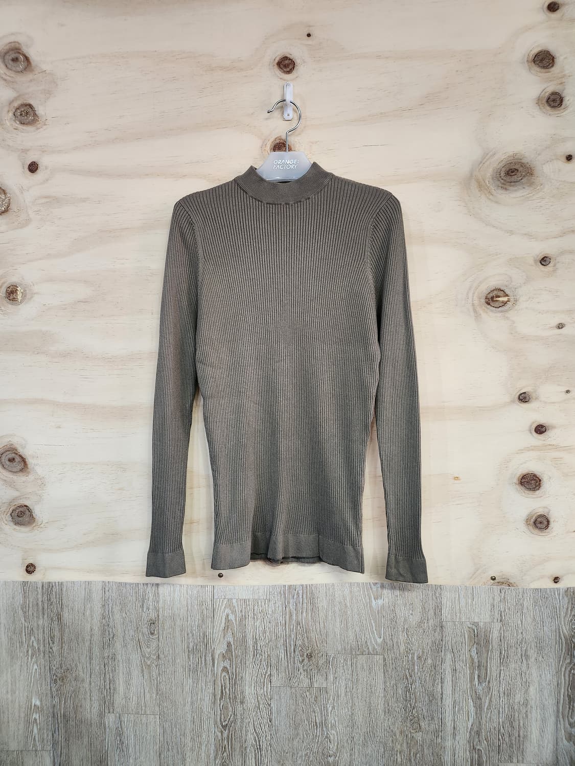 580) 자라 ZARA 골지 터틀넥 긴팔 티셔츠 상품이미지1