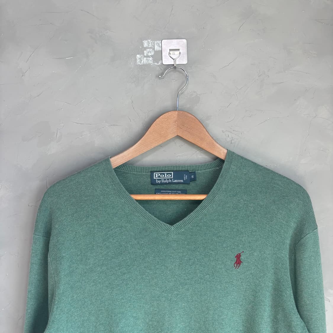 폴로 랄프로렌 피마코튼 니트 피스타치오 상품이미지2