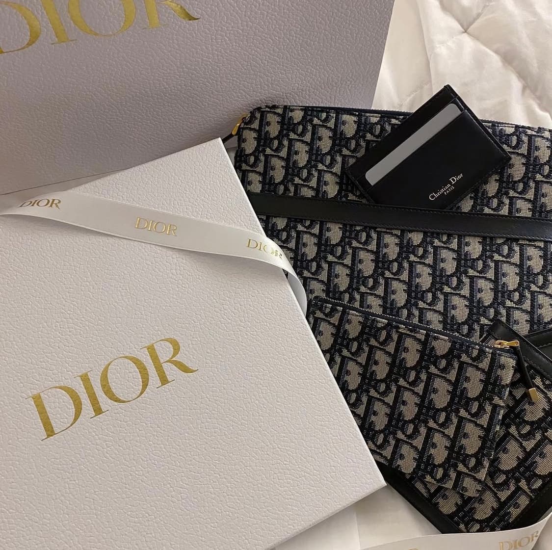 갤러리아 구매) 디올 오블리크 트레블 키트 클러치 (싸게급처) 상품이미지10