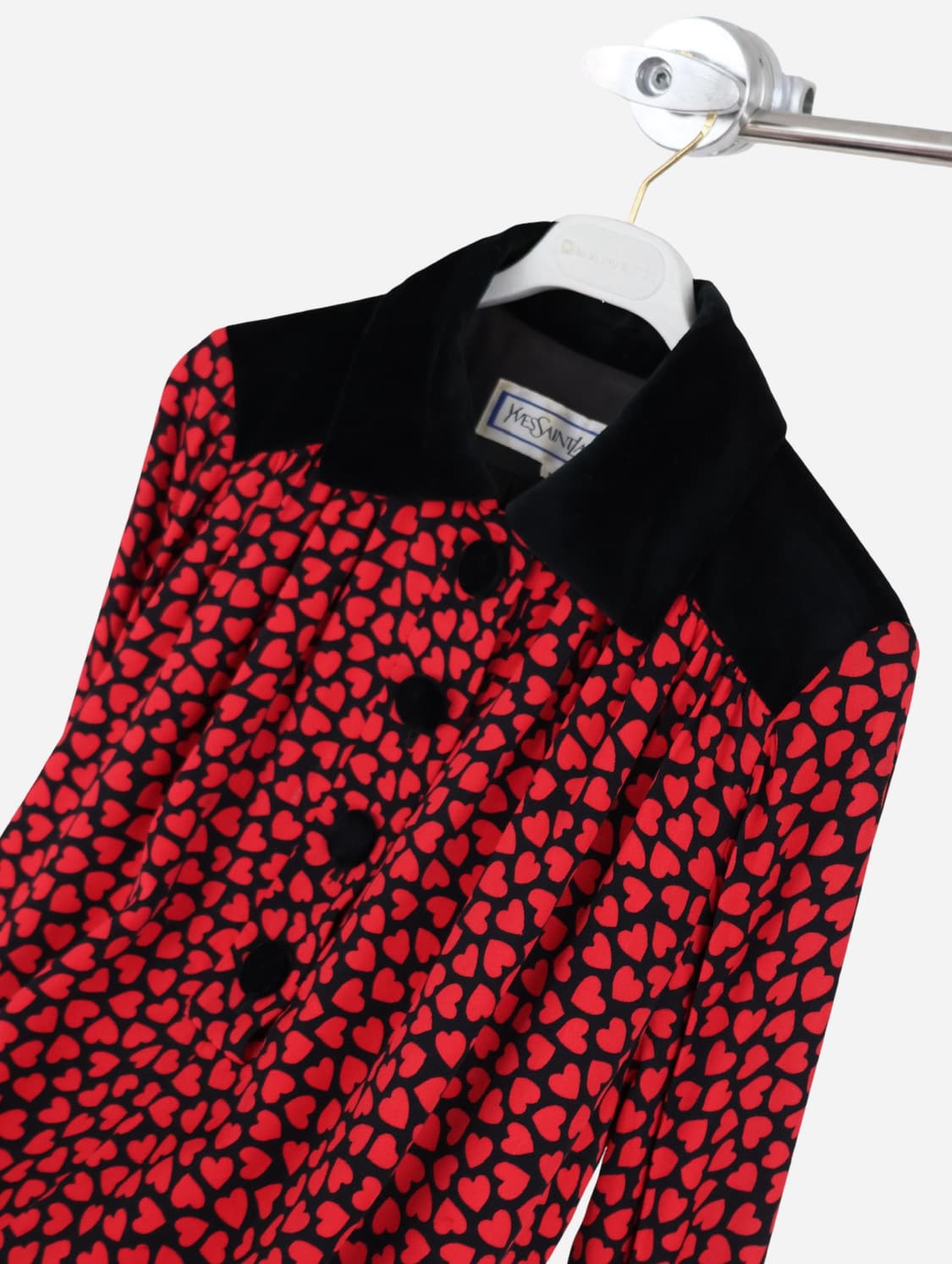 Yves Saint Laurent Heart Print Dress 상품이미지3