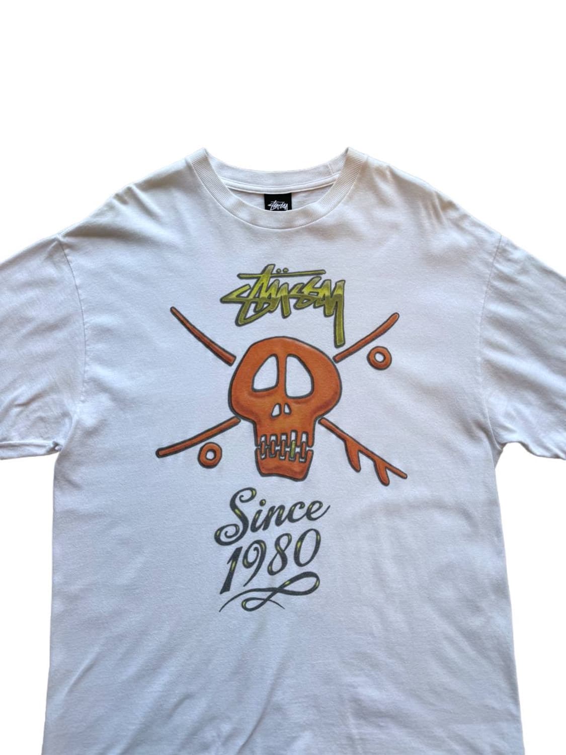 Mid 00s 스투시 스컬 프린트 티셔츠 상품이미지3