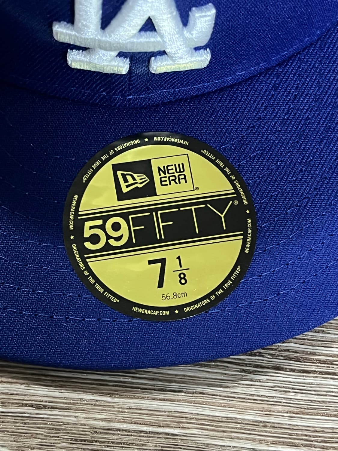 뉴에라 59Fifty LA다저스 서울 시리즈 다크로얄 모자 56.8  상품이미지6