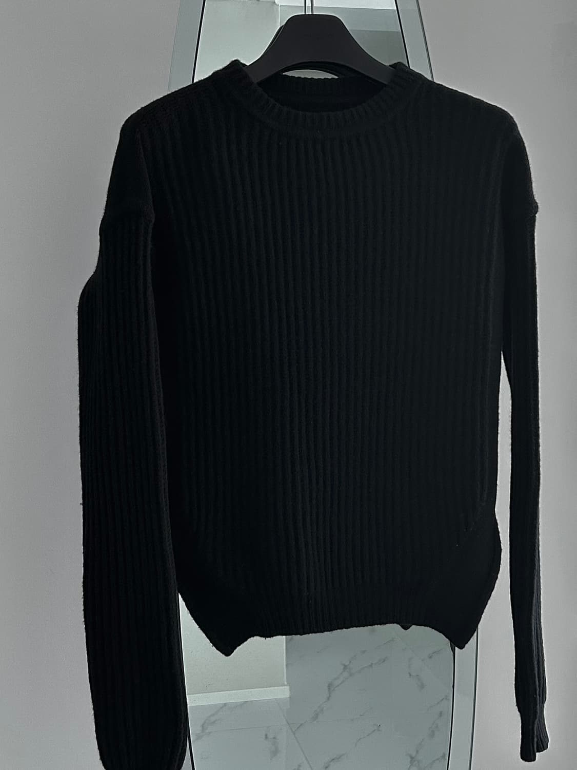 릭오웬스 FW18 시지프스 리브드 니트 상품이미지1