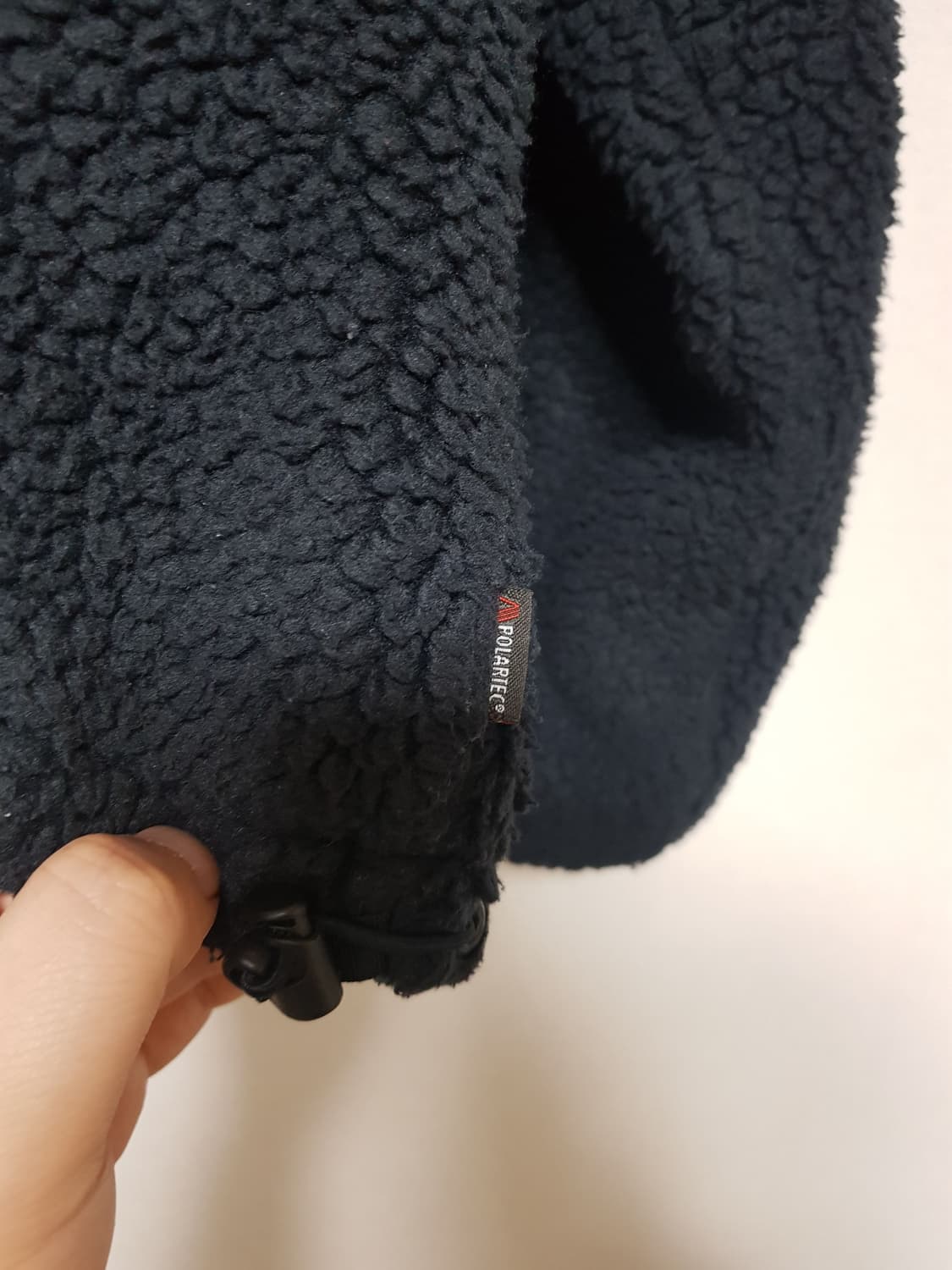 슈프림 폴라텍 셔링 리버시블 풀오버 플리스 블랙 23FW 상품이미지5