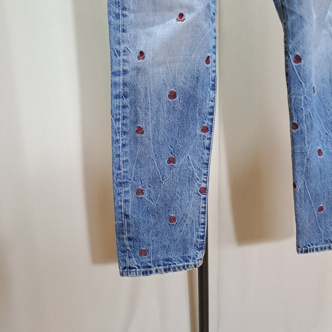 (택포) 폴로 랄프로렌 해골 자수 데님팬츠 31 A971 상품이미지3