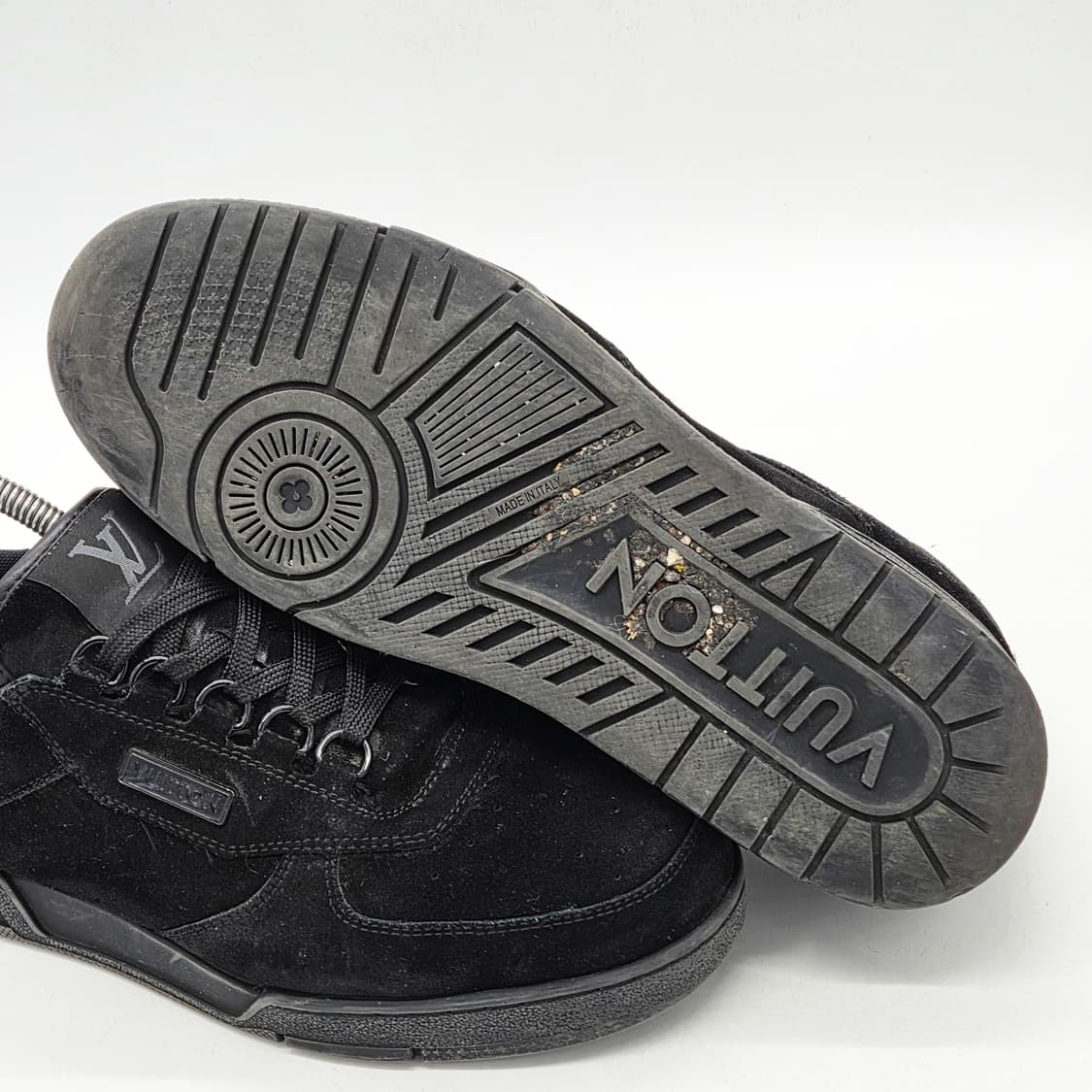 루이비통 LV 트레이너 스니커즈 블랙 (7 1/2) 상품이미지3