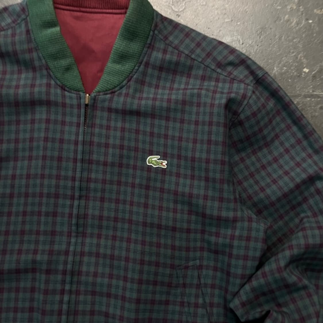 105 라코스테 서광 리버시블 블루종 자켓 상품이미지6