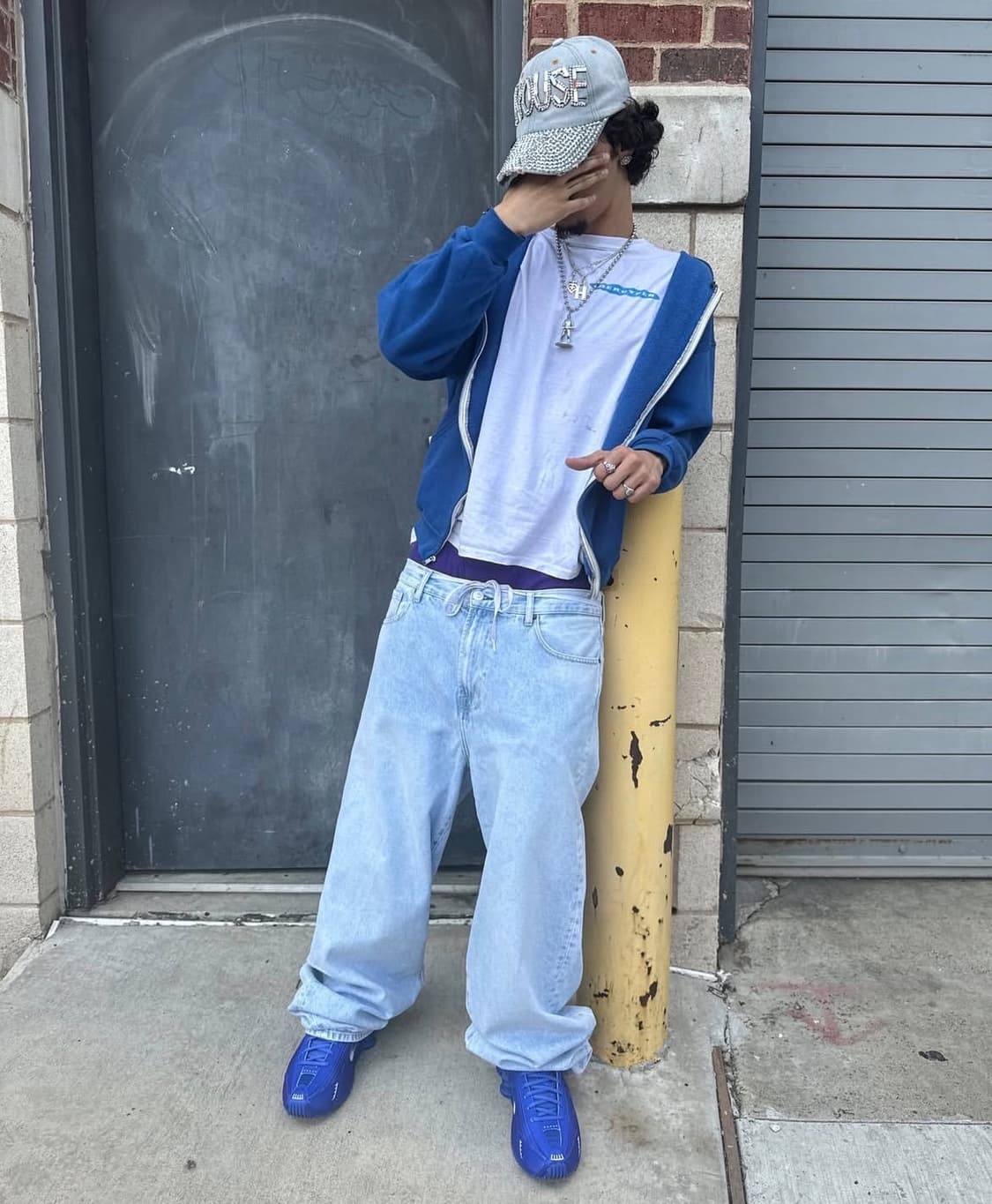 motherland 라이트 블루 베기 데님 M (32) 상품이미지3