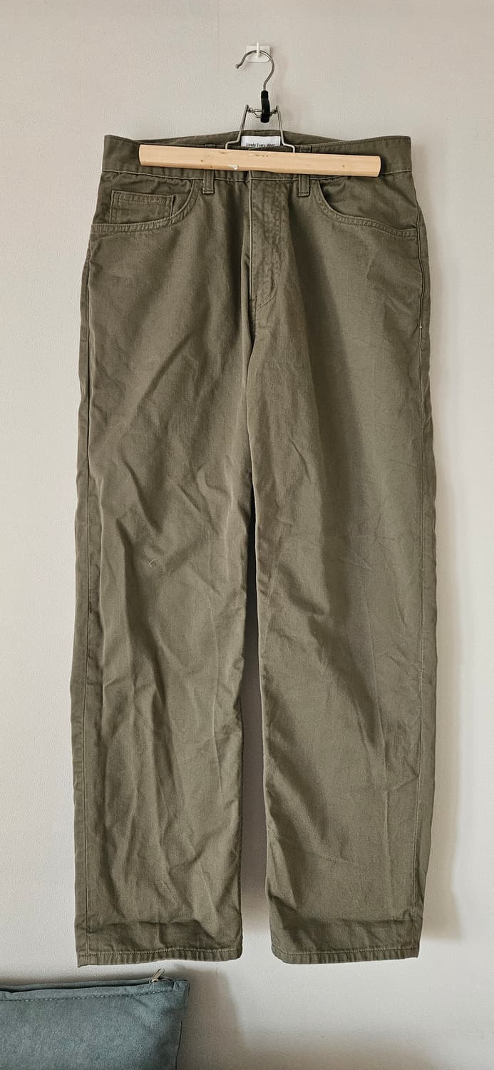 스테디에브리웨어 트윌코튼 치노 팬츠 올리브 상품이미지5