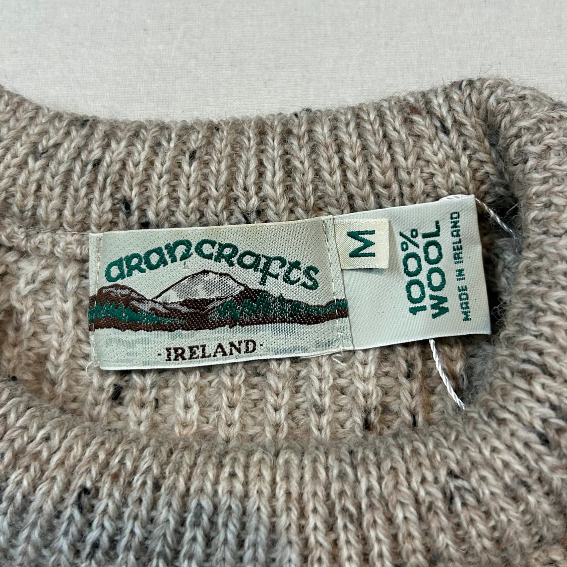 M) Aran Crafts 아란크래프트 피셔맨 울 니트 스웨터 상품이미지7