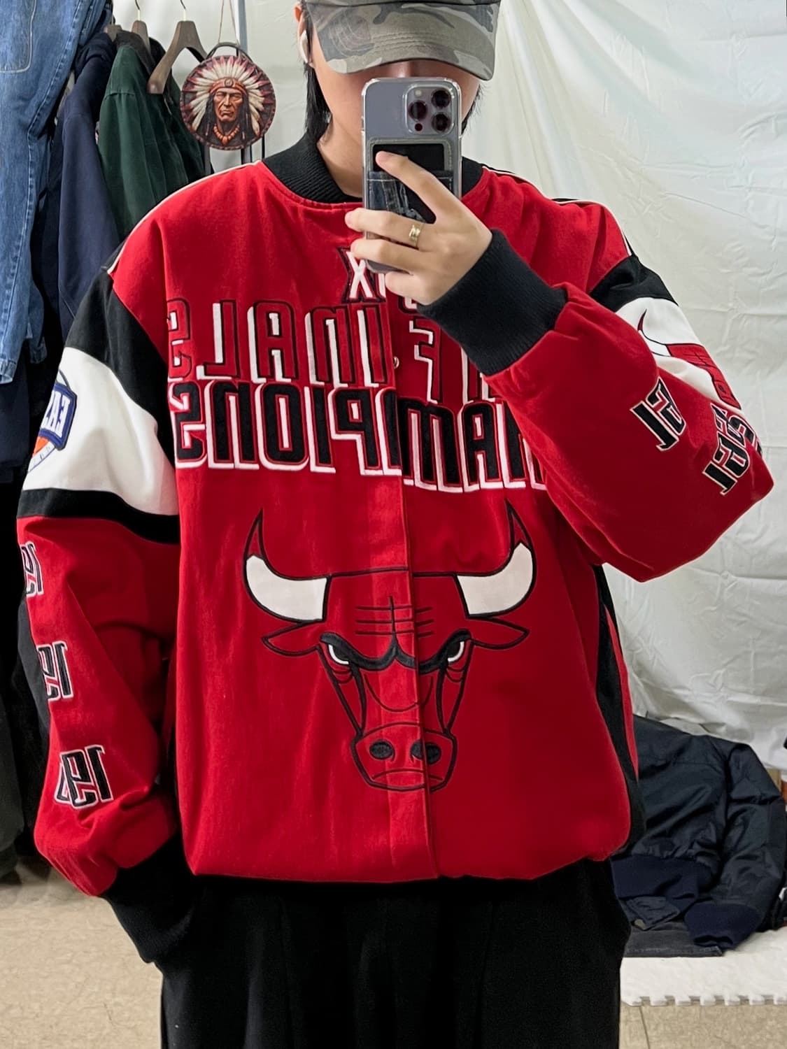 NBA 시카고불스 레이싱자켓 상품이미지3