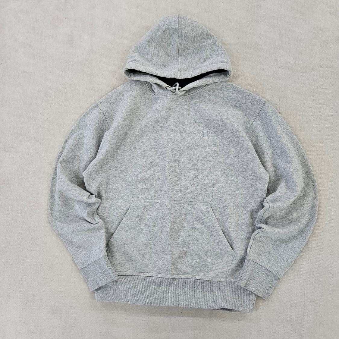 [M] 챔피온 어센틱 그레이 기모 후드티 0121Y1 상품이미지2