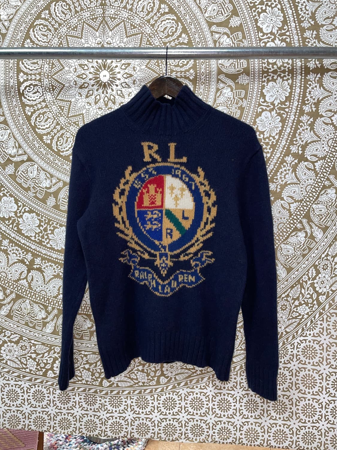 폴로랄프로렌 반폴라 빅로고 울 니트  상품이미지2