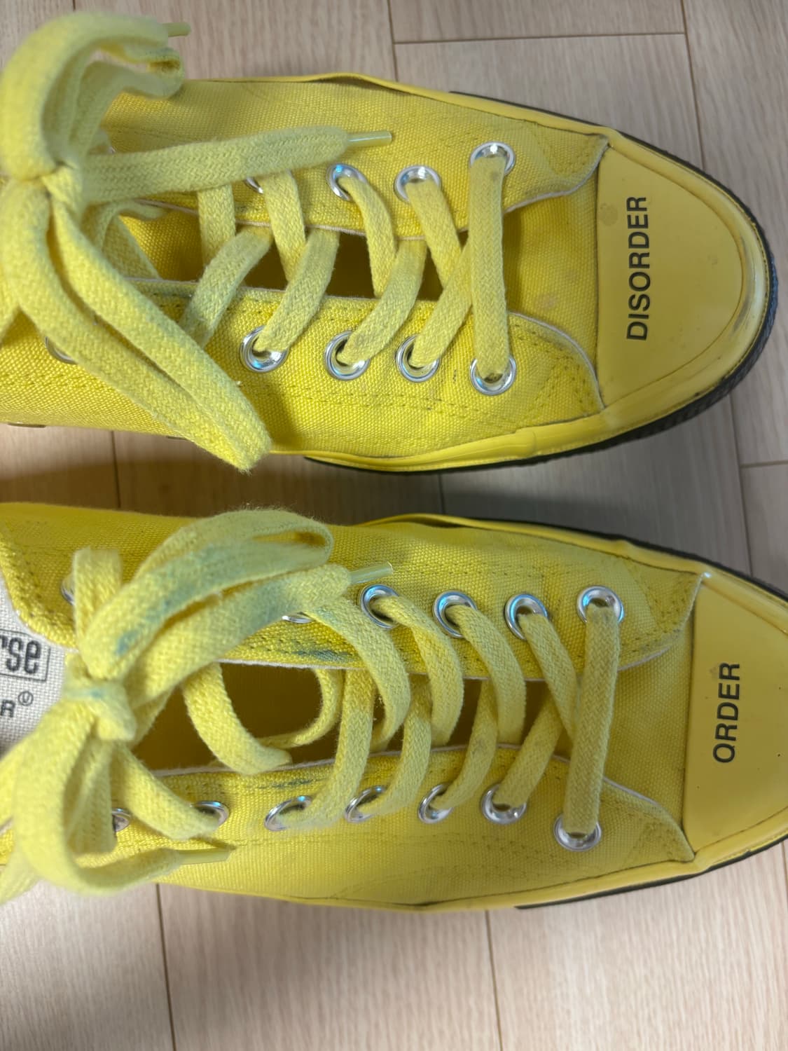 컨버스x언더커버 척70 로우 옐로우/블랙 상품이미지4