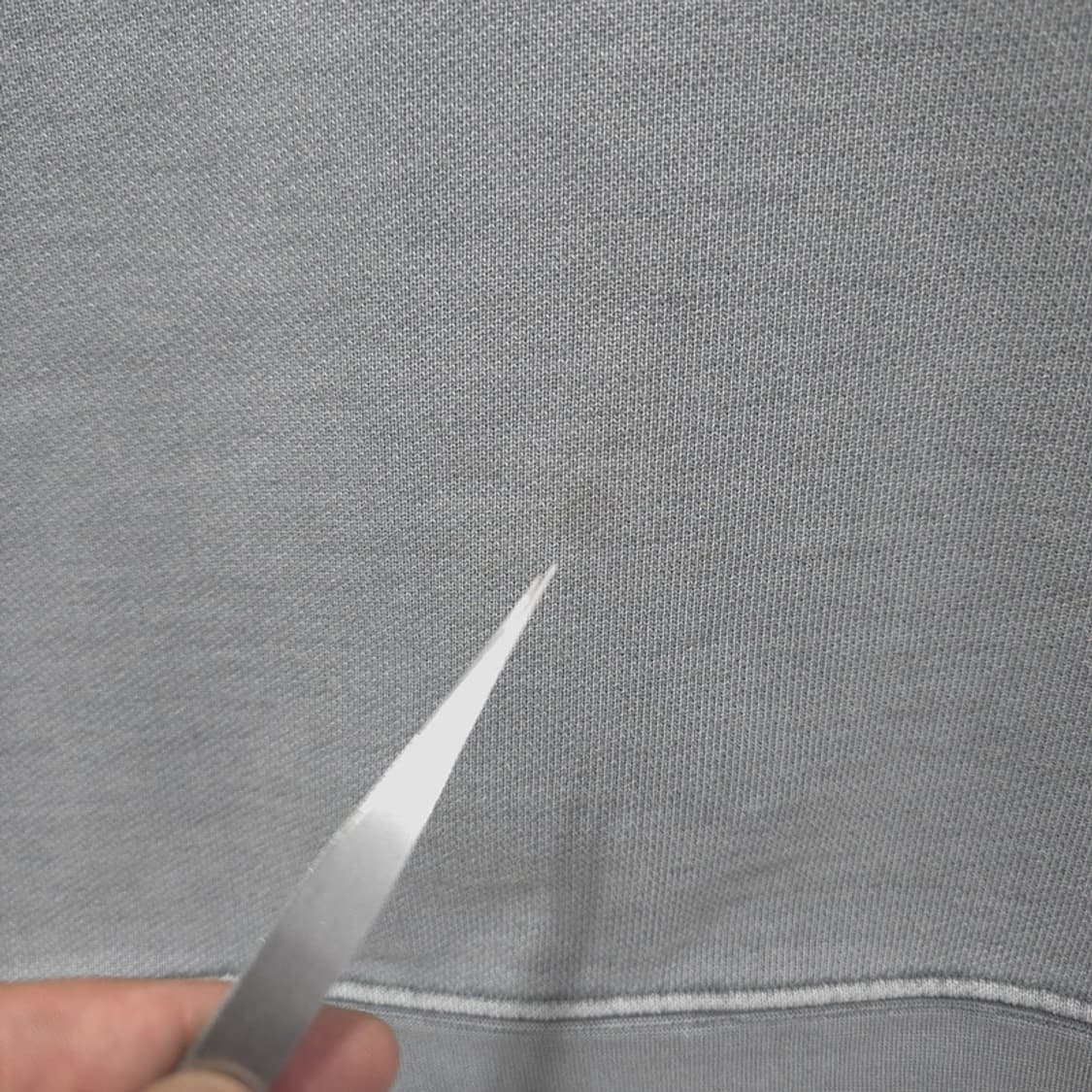 에스피오나지 ESPIONAGE 코튼 크루넥 맨투맨 그레이 XL 상품이미지6