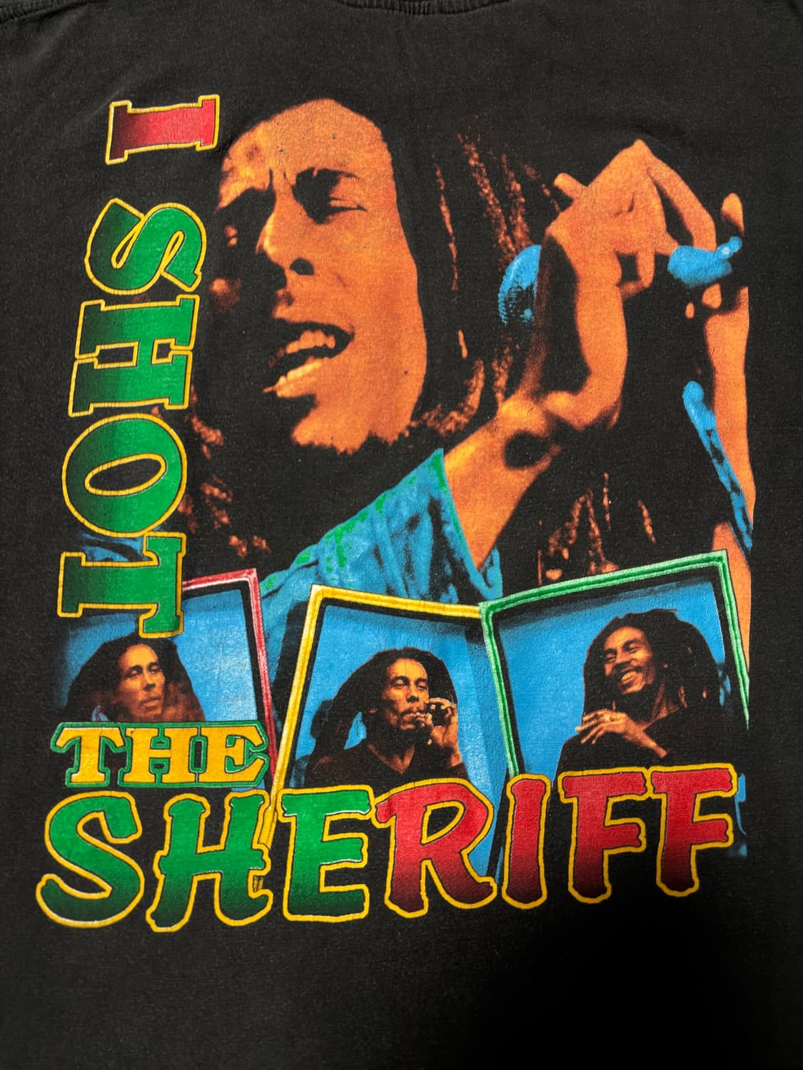 Vintage 90s Bob Marley Bootleg Rap Tee 상품이미지8