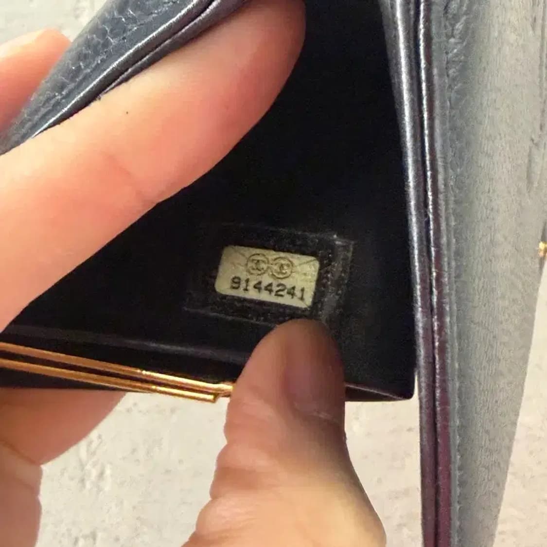 샤넬 정품 빅로고 캐비어 장지갑 상품이미지8