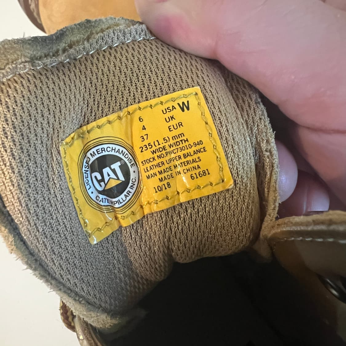 Caterpillar(CAT) 세컨드 시프트 부츠 상품이미지7