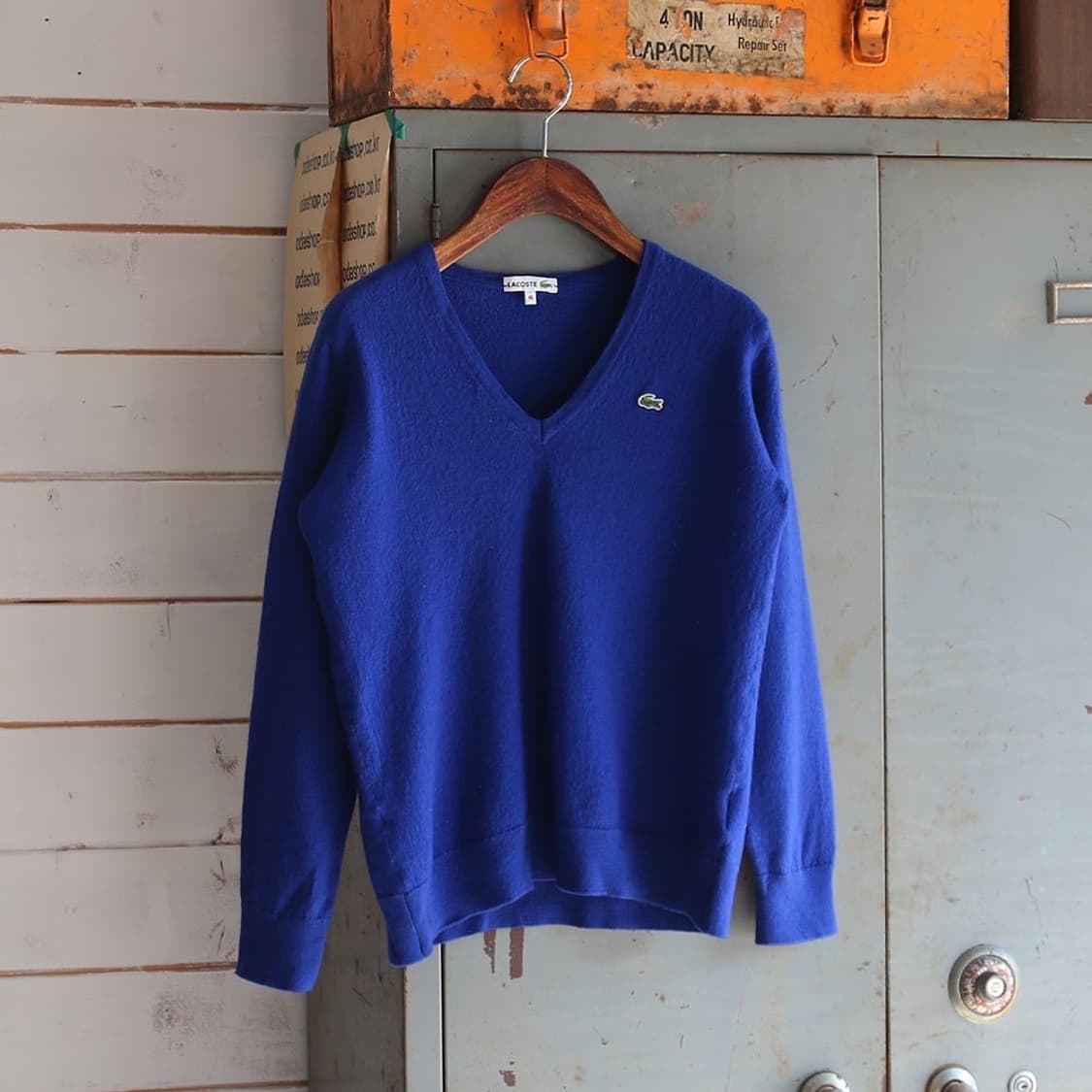 라코스테 울 브이넥 니트 (여성용 46) 상품이미지3