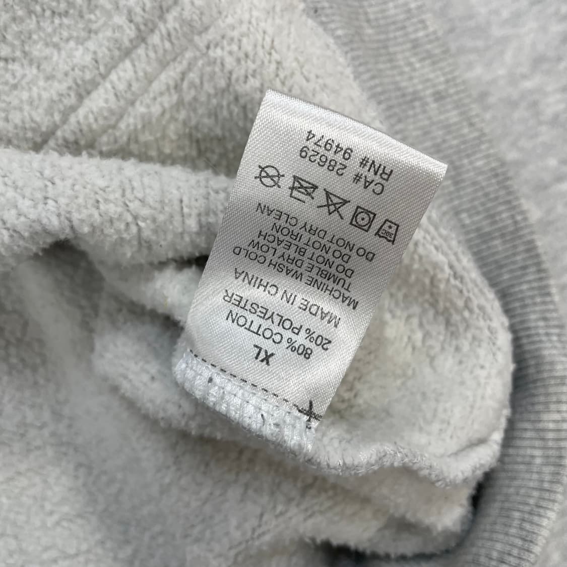 스투시 Stussy 베이직 로고 후드집업 그레이 상품이미지6