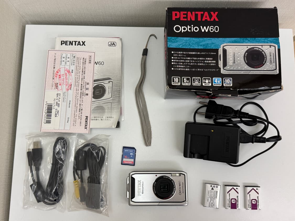 풀박) 펜탁스 옵티오 w60 (Pentax optio w60) 실버 상품이미지4