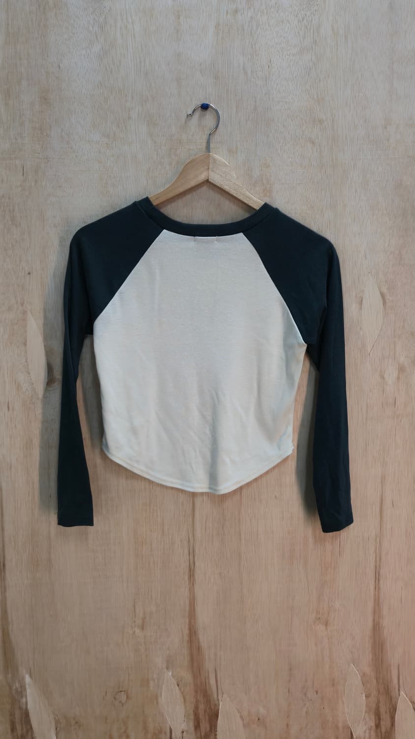 그린 아이보리 긴팔 크롭 티셔츠 상품이미지5