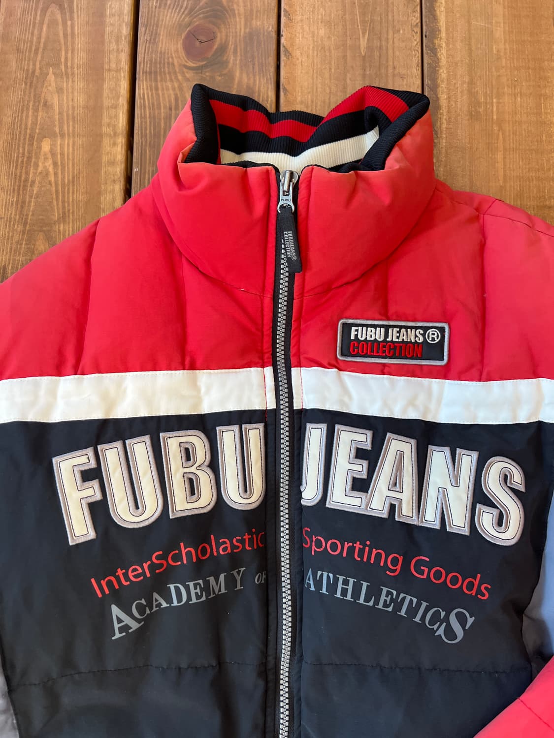 푸부 진스 레이싱 퀄팅 패딩 상품이미지7