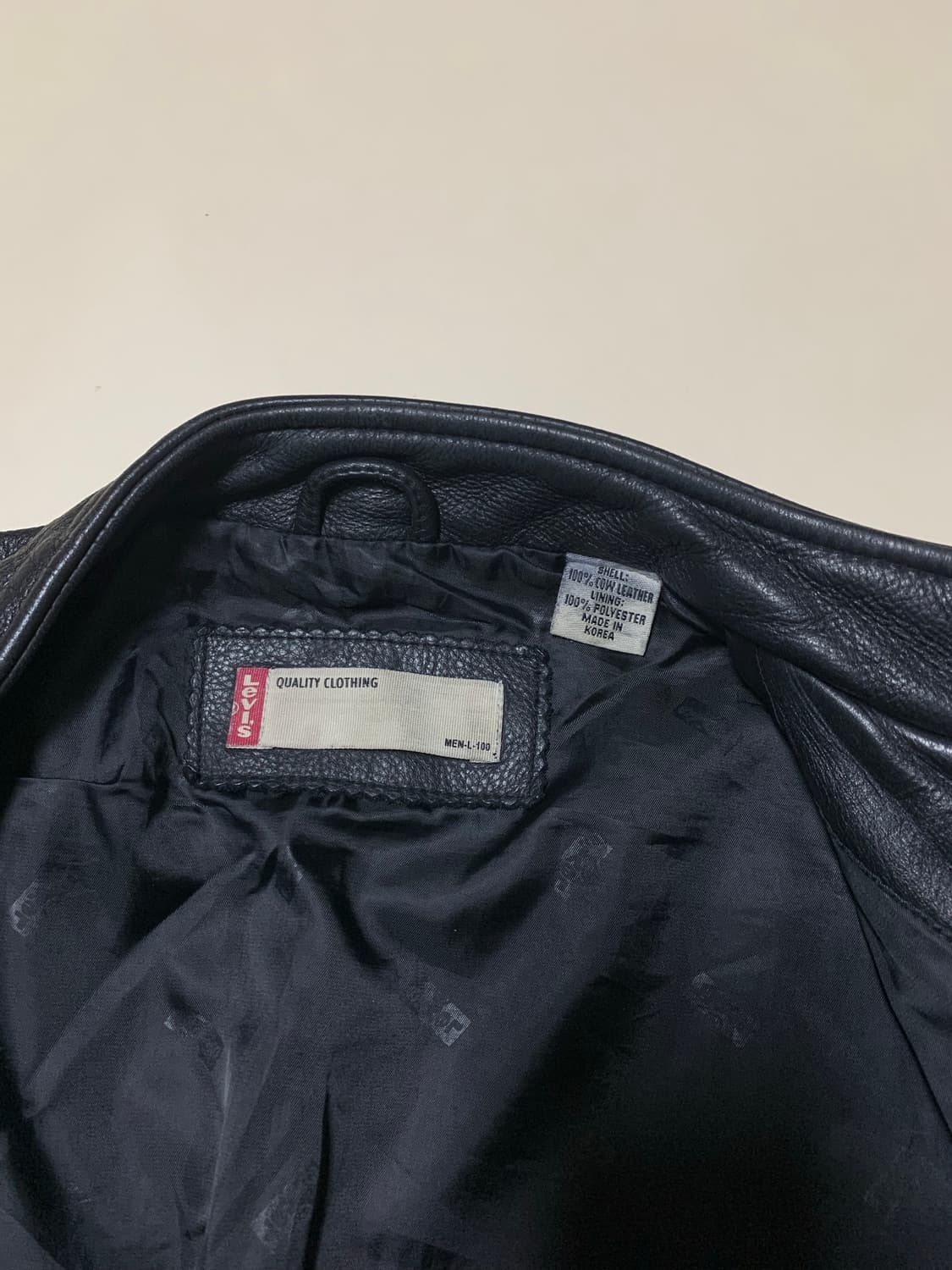 [L] 리바이스 리얼 카우 레더 자켓 상품이미지6