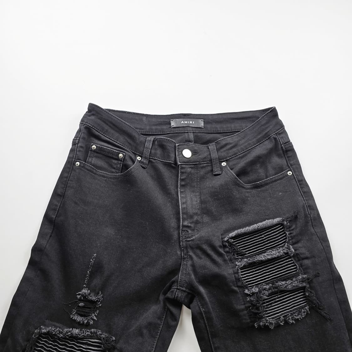 아미리 청바지 흑청 스판 데님 사이즈30 R4320 상품이미지2