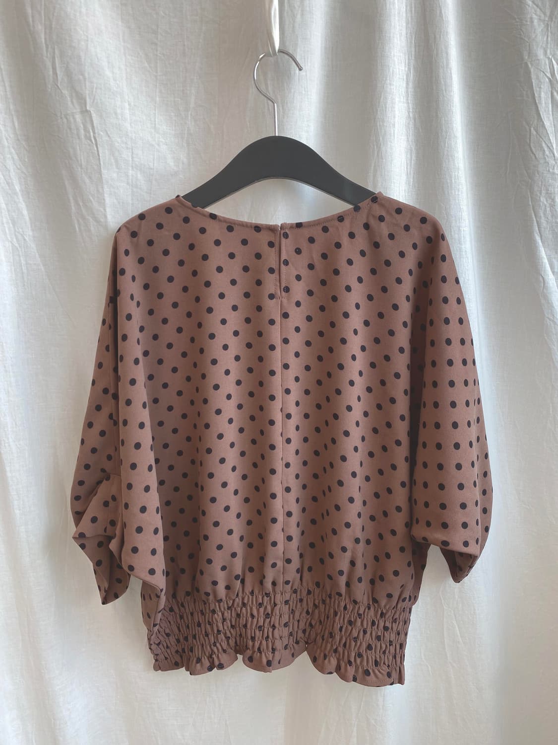 브릭 도트 블라우스(M) 상품이미지3