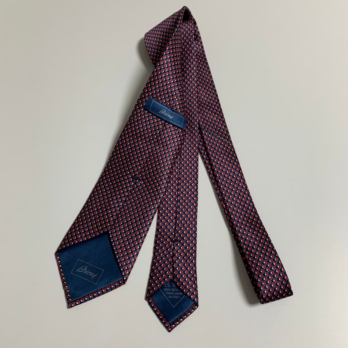 브리오니(Brioni) 명품 클래식 혼주넥타이 최상급 A+등급 8cm 상품이미지9