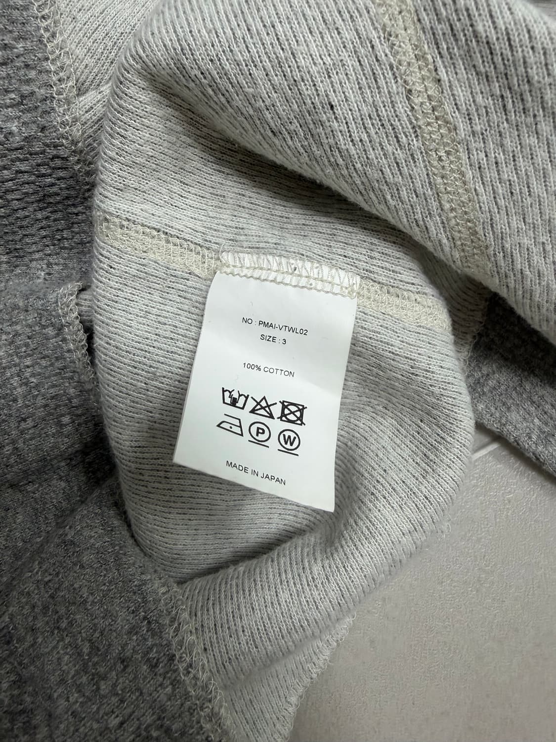 피그벨 헨리넥 긴팔 티셔츠 그레이 3사이즈 상품이미지4