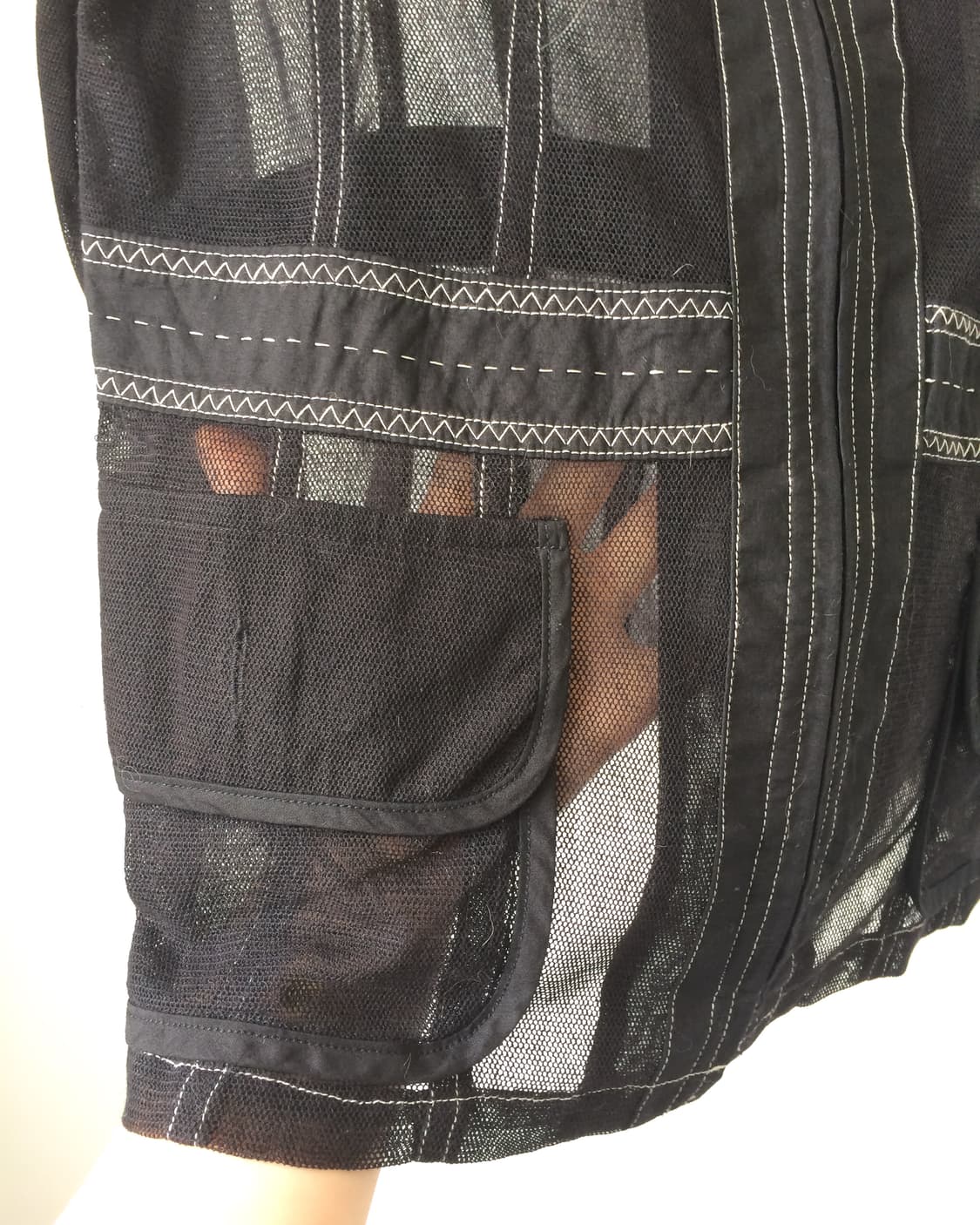 Stitch pocket point see through jacket 상품이미지5