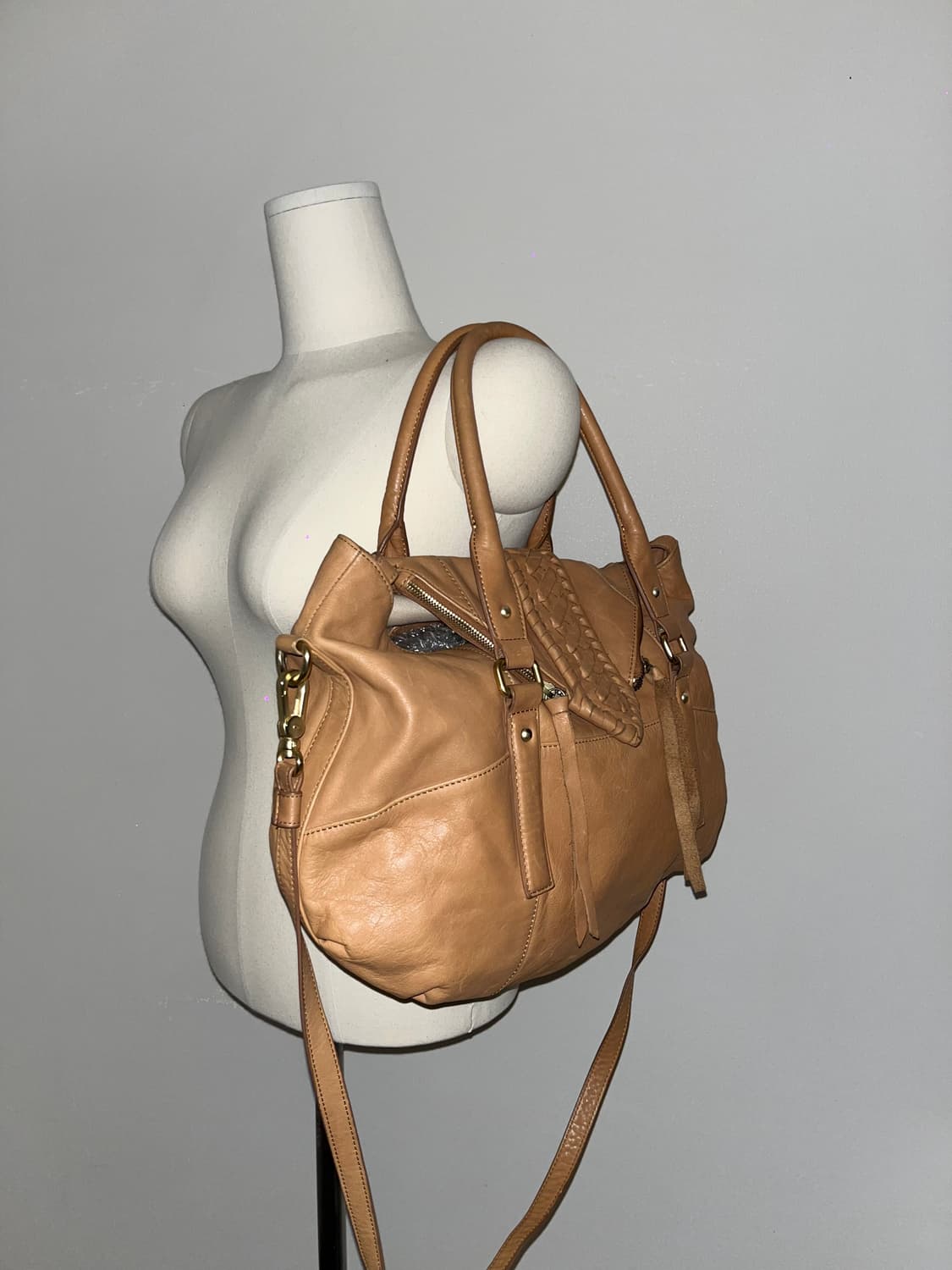  📦GAYA beige brown shoulder bag  상품이미지3