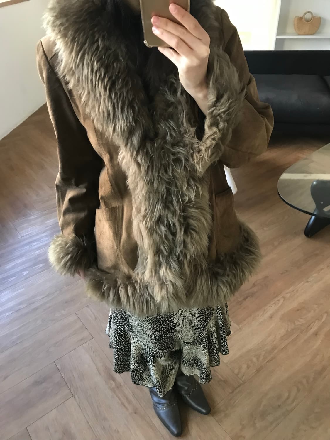 vintage shearling jacket 상품이미지2