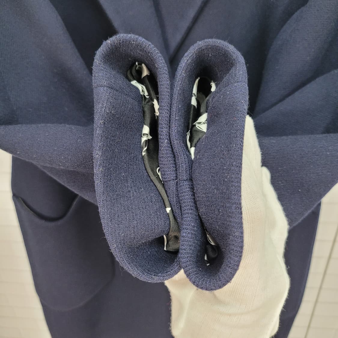 럭키슈에뜨 울 혼방 자켓 롱 코트 34사이스 상품이미지7